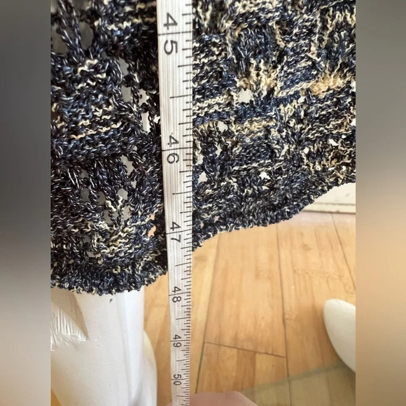 Moussy Knit Dress Long Sleeve Collared Multicolored Midi Size 1 Small - Picture 5 of 8